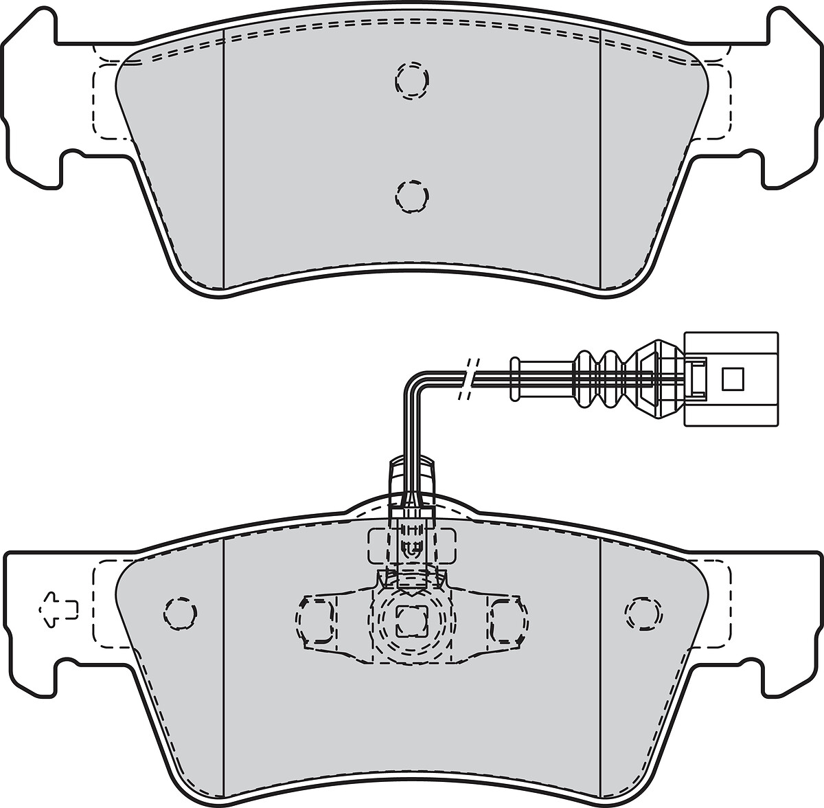 BRAKE PADS FIRST VW TOUAREG 01.03 11.06